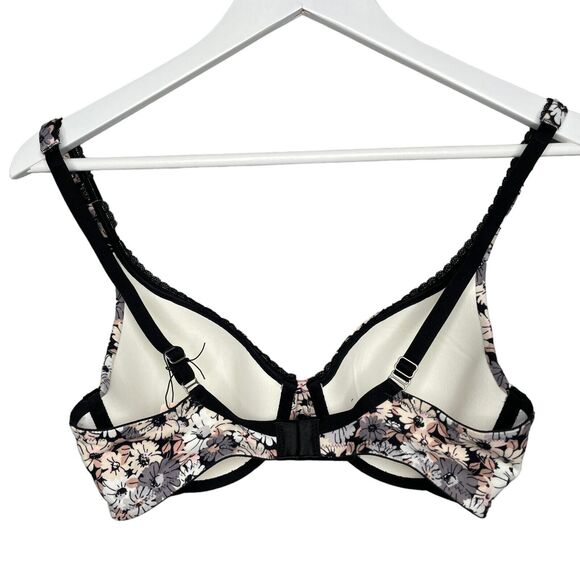 Victoria's Secret Body By Victoria Lined Perfect Coverage Floral Rhinestone Bra - Picture 3 of 13